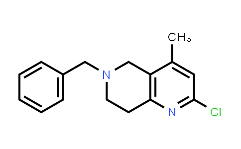 CAS No. 1421309-97-8, 6-Benzyl-2-chloro-4-methyl-5,6,7,8-tetrahydro-1,6-naphthyridine