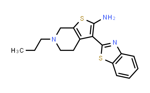 CAS No. 1421456-59-8, 3-(Benzo[d]thiazol-2-yl)-6-propyl-4,5,6,7-tetrahydrothieno[2,3-c]pyridin-2-amine
