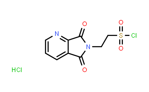 CAS No. 1421457-99-9, 2-(5,7-Dioxo-5,7-dihydro-pyrrolo[3,4-b]pyridin-6-yl)-ethanesulfonyl chloride hydrochloride