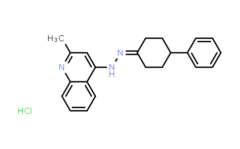 CAS No. 1421497-63-3, 2-Methyl-4-(2-(4-phenylcyclohexylidene)hydrazinyl)quinoline hydrochloride