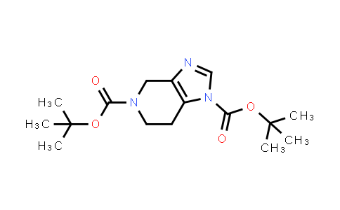 CAS No. 1421503-52-7, di-tert-Butyl 6,7-dihydro-1H-imidazo[4,5-c]pyridine-1,5(4H)-dicarboxylate