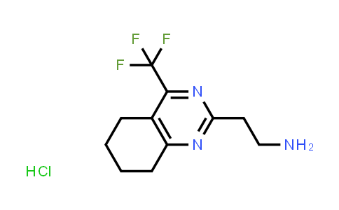 CAS No. 1421532-68-4, 2-(4-(Trifluoromethyl)-5,6,7,8-tetrahydroquinazolin-2-yl)ethan-1-amine hydrochloride