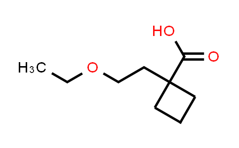 CAS No. 1421601-21-9, 1-(2-Ethoxyethyl)cyclobutane-1-carboxylic acid
