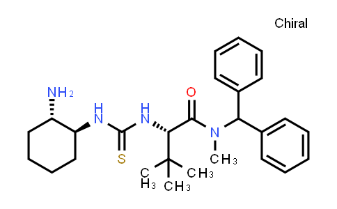 CAS No. 1421697-46-2, (2S)-2-[[[[(1S,2S)-2-Aminocyclohexyl]amino]thioxomethyl]amino]-N-(diphenylmethyl)-N,3,3-trimethylbutanamide