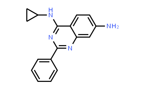 CAS No. 1421839-10-2, 4,7-Quinazolinediamine, N4-cyclopropyl-2-phenyl-