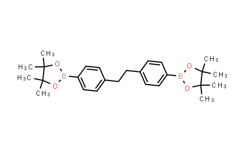 CAS No. 1422172-96-0, 1,2-bis(4-(4,4,5,5-Tetramethyl-1,3,2-dioxaborolan-2-yl)phenyl)ethane