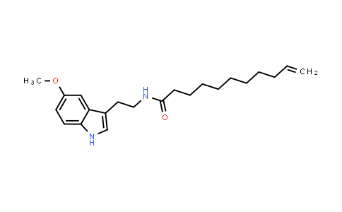 CAS No. 142233-84-9, 10-Undecenamide, N-[2-(5-methoxy-1H-indol-3-yl)ethyl]-