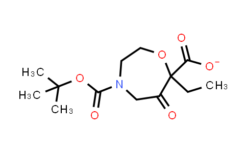 CAS No. 1422343-95-0, 4-(tert-Butyl) 7-ethyl-6-oxo-1,4-oxazepane-4,7-dicarboxylate