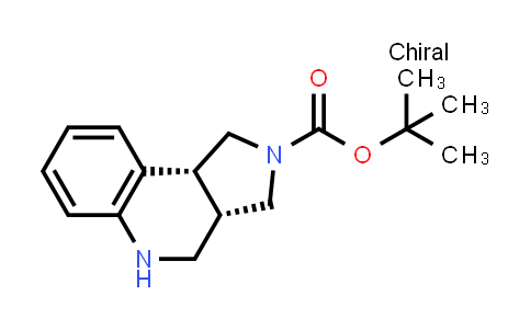 CAS No. 1422344-51-1, tert-Butyl (3aS,9bR)-1,3,3a,4,5,9b-hexahydro-2H-pyrrolo[3,4-c]quinoline-2-carboxylate