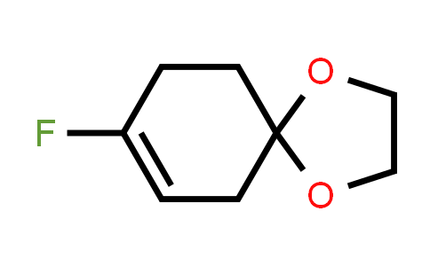 CAS No. 142273-44-7, 8-Fluoro-1,4-dioxaspiro[4.5]dec-7-ene