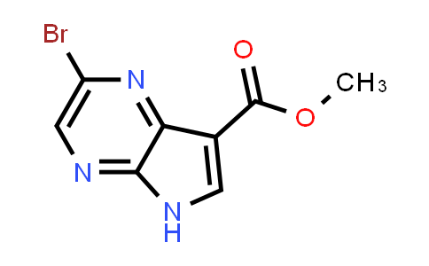 CAS No. 1422772-79-9, Methyl 2-bromo-5H-pyrrolo[2,3-b]pyrazine-7-carboxylate