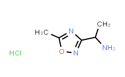 CAS No. 1423031-33-7, 1-(5-Methyl-1,2,4-oxadiazol-3-yl)ethan-1-amine hydrochloride