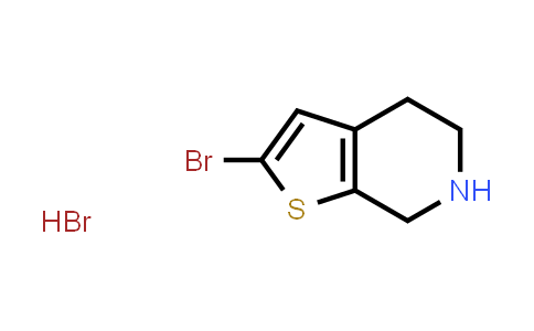 CAS No. 1423033-44-6, 2-Bromo-4H,5H,6H,7H-thieno[2,3-c]pyridine hydrobromide