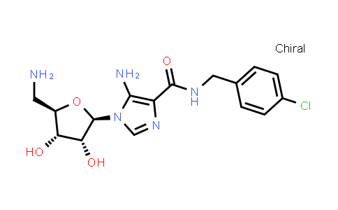 CAS No. 142344-38-5, 5-Amino-1-(5-amino-5-deoxy-β-D-ribofuranosyl)-N-[(4-chlorophenyl)methyl]-1H-imidazole-4-carboxamide