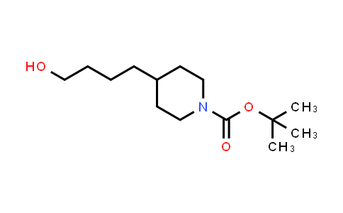CAS No. 142355-83-7, tert-Butyl 4-(4-hydroxybutyl)piperidine-1-carboxylate
