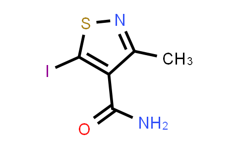 CAS No. 1423700-20-2, 5-iodo-3-methylisothiazole-4-carboxamide