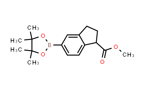 CAS No. 1423700-47-3, Methyl 5-(4,4,5,5-tetramethyl-1,3,2-dioxaborolan-2-yl)-2,3-dihydro-1H-indene-1-carboxylate