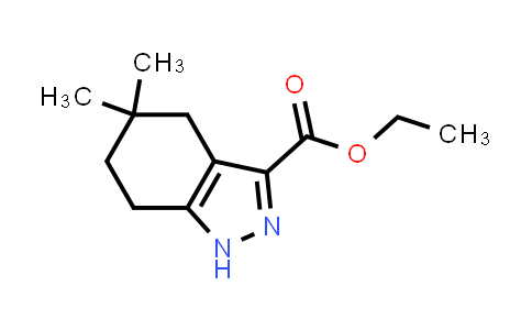 CAS No. 1423716-55-5, Ethyl 5,5-dimethyl-4,5,6,7-tetrahydro-1H-indazole-3-carboxylate