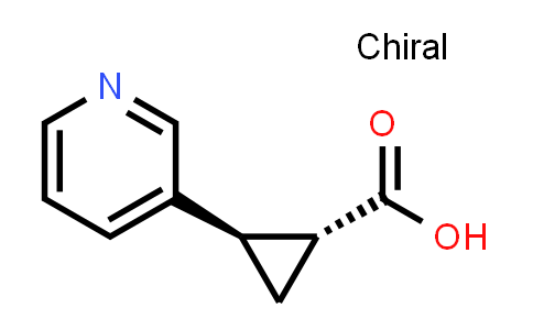 CAS No. 1423769-08-7, (1R,2R)-2-(Pyridin-3-yl)cyclopropane-1-carboxylic acid