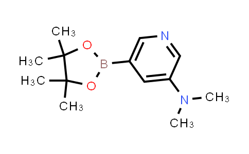 CAS No. 1425045-81-3, N,N-Dimethyl-5-(4,4,5,5-tetramethyl-1,3,2-dioxaborolan-2-yl)pyridin-3-amine