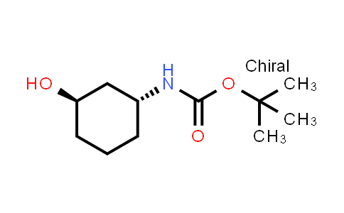 CAS No. 1425253-99-1, rel-tert-Butyl ((1R,3R)-3-hydroxycyclohexyl)carbamate