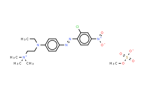 CAS No. 14254-17-2, 2-4-(2-Chloro-4-nitrophenyl)azophenylethylaminoethyltrimethylammonium methyl sulphate