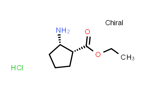 CAS No. 142547-15-7, rel-Ethyl (1R,2S)-2-aminocyclopentane-1-carboxylate hydrochloride