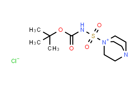 CAS No. 1425925-97-8, 1-(N-(tert-Butoxycarbonyl)sulfamoyl)-1,4-diazabicyclo[2.2.2]octan-1-ium chloride