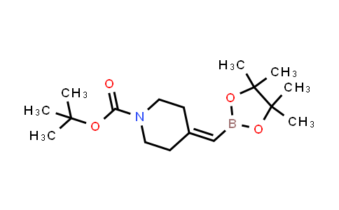 CAS No. 1425970-61-1, tert-Butyl 4-((4,4,5,5-tetramethyl-1,3,2-dioxaborolan-2-yl)methylene)piperidine-1-carboxylate