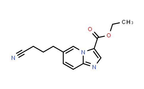 CAS No. 1426135-76-3, Ethyl 6-(3-cyanopropyl)imidazo[1,2-a]pyridine-3-carboxylate