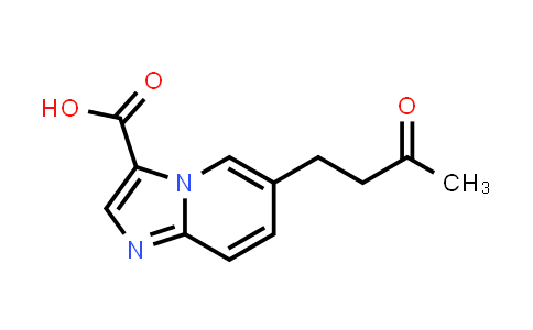 CAS No. 1426136-22-2, 6-(3-Oxobutyl)imidazo[1,2-a]pyridine-3-carboxylic acid