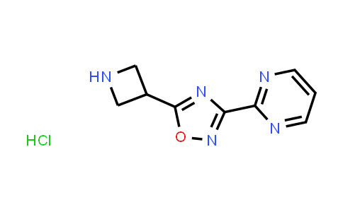 CAS No. 1426290-16-5, 2-(5-Azetidin-3-yl-1,2,4-oxadiazol-3-yl)pyrimidine hydrochloride