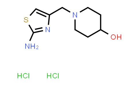 CAS No. 1426290-49-4, 1-[(2-Amino-1,3-thiazol-4-yl)methyl]piperidin-4-ol dihydrochloride