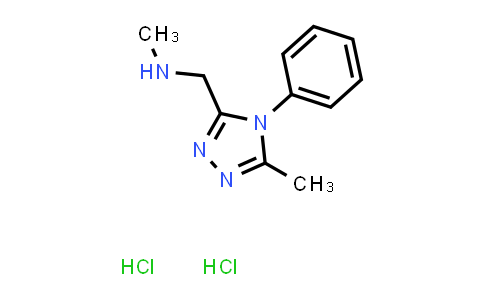CAS No. 1426290-88-1, N-Methyl-1-(5-methyl-4-phenyl-4H-1,2,4-triazol-3-yl)methanamine dihydrochloride