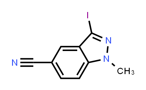 CAS No. 1426423-63-3, 3-Iodo-1-methyl-1H-indazole-5-carbonitrile