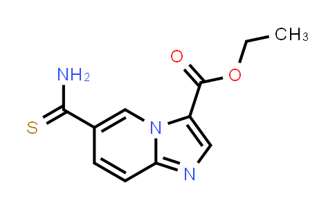 CAS No. 1426671-42-2, Ethyl 6-carbamothioylimidazo[1,2-a]pyridine-3-carboxylate