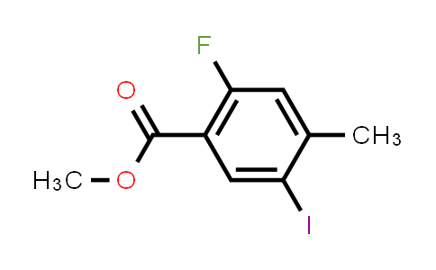 CAS No. 1427195-21-8, Methyl 2-fluoro-5-iodo-4-methylbenzoate