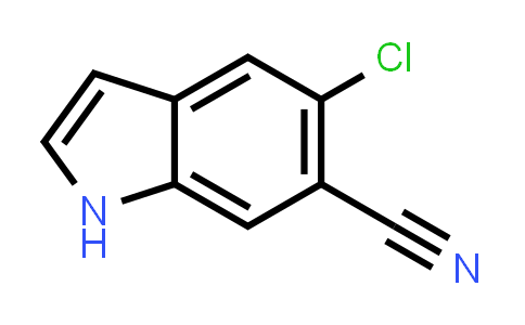 CAS No. 1427359-26-9, 5-Chloro-1h-indole-6-carbonitrile