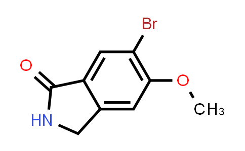 CAS No. 1427360-45-9, 6-Bromo-5-methoxyisoindolin-1-one