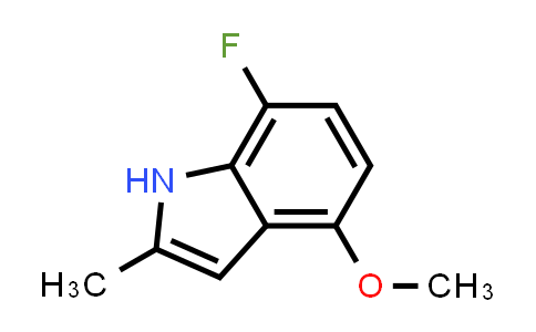 CAS No. 1427366-48-0, 7-Fluoro-4-methoxy-2-methyl-1H-indole