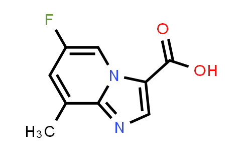 CAS No. 1427366-73-1, 6-Fluoro-8-methylimidazo[1,2-a]pyridine-3-carboxylic acid