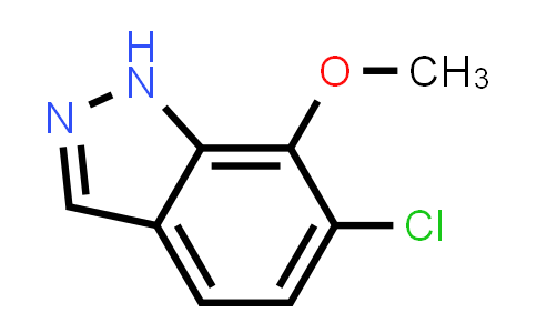 CAS No. 1427369-59-2, 6-Chloro-7-methoxy-1H-indazole
