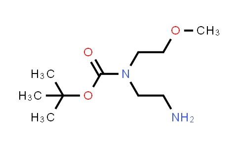 CAS No. 1427380-88-8, tert-Butyl N-(2-aminoethyl)-N-(2-methoxyethyl)carbamate