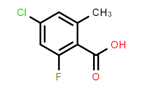 CAS No. 1427395-43-4, 4-Chloro-2-fluoro-6-methylbenzoicacid
