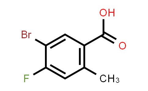 CAS No. 1427416-33-8, 5-Bromo-4-fluoro-2-methylbenzoic acid