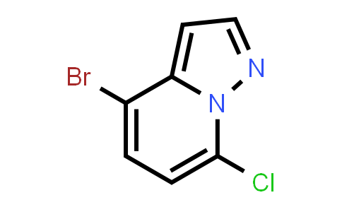 CAS No. 1427419-42-8, 4-Bromo-7-chloropyrazolo[1,5-a]pyridine