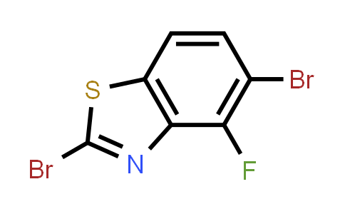CAS No. 1427426-59-2, 2,5-Dibromo-4-fluorobenzo[d]thiazole