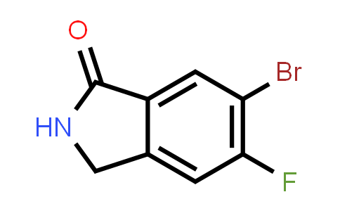 CAS No. 1427454-77-0, 6-Bromo-5-fluoroisoindolin-1-one