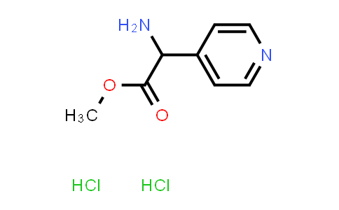 CAS No. 1427475-14-6, Methyl 2-amino-2-(pyridin-4-yl)acetate dihydrochloride