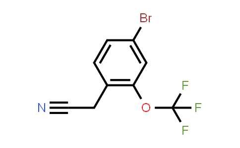 CAS No. 1427502-10-0, 2-(4-Bromo-2-(trifluoromethoxy)phenyl)acetonitrile
